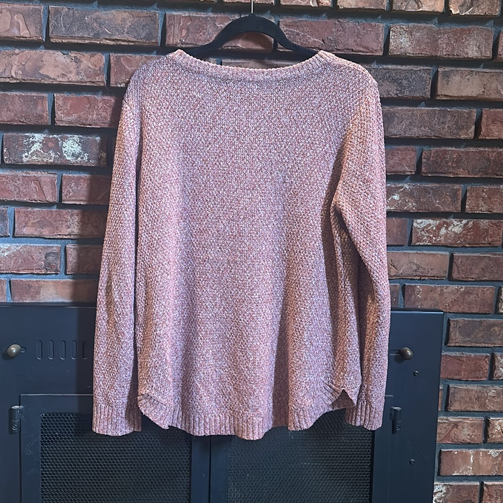 Pink Clover Nickole textured pink sweater. Size XL - Picture 2 of 5